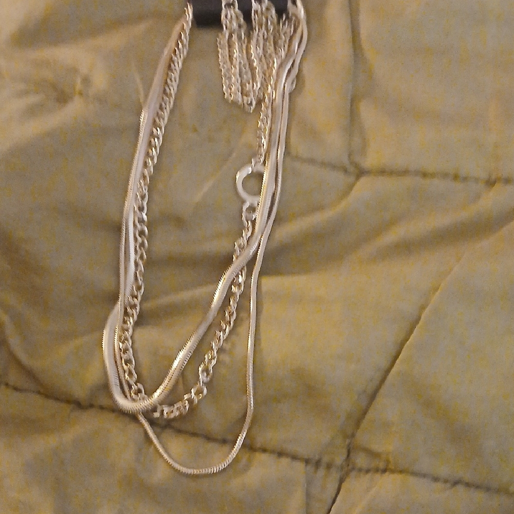 Multi-Chain Gold-Tone Layered Necklace